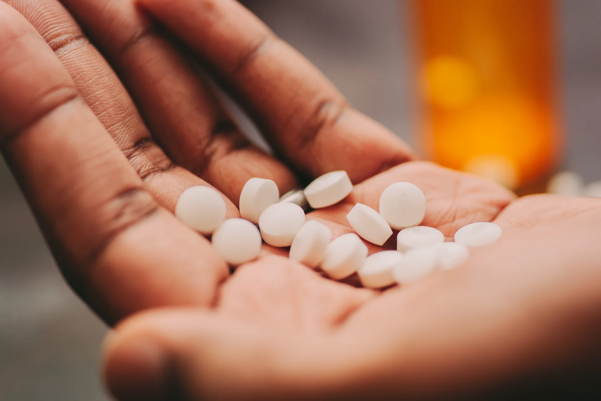 handful of pills